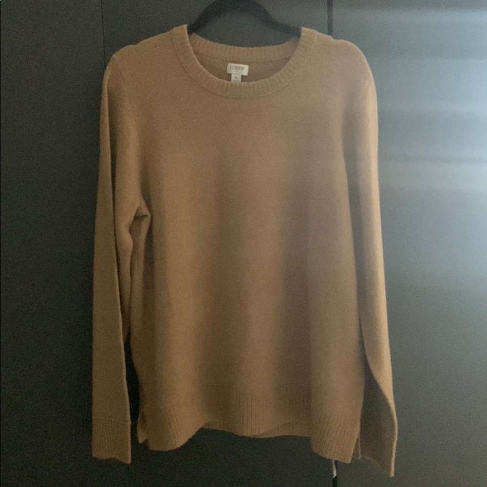 NWOT J Crew Tan Sweater